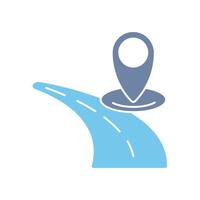 route concept line icon. Simple element illustration. route concept outline symbol design vector