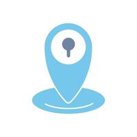 location concept line icon. Simple element illustration. location concept outline symbol design vector