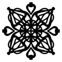 a black and white ,design with a celtic pattern vector