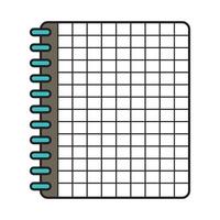 Hand Drawing of Notebook with Elegant and Minimalist Design vector