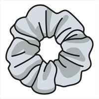 Hand Drawing of Grey Rubber with Simple and Detailed Features vector