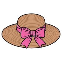 Hand Drawing of Hat with Detailed and Artistic Features vector