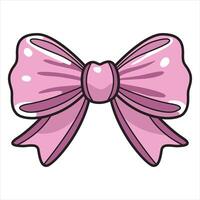 Purple Bow with Elegant and Delicate Features vector