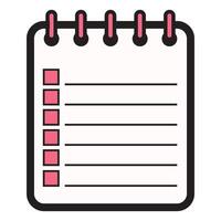 To-Do List with Neat and Organized Design vector