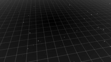 Grey Grid with Particles video