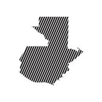 Guatemala Map Icon Symbol Design vector