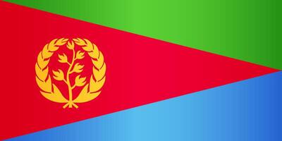 National flag of Eritrea vector