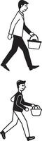Man icon illustration design image vector
