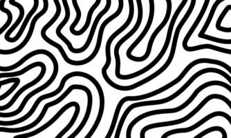 A black and white abstract pattern featuring wavy vector