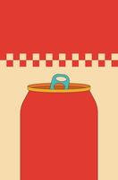 Design template coke retro unique design abstract vector