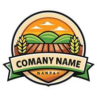 a logo for a company that says company name and name of the company vector