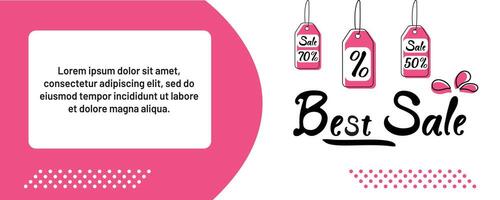Best sale with discount tags showcasing different savings percentages in a vibrant design vector