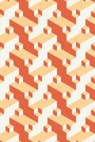 Abstract hexagon pattern background, hexagon geometric background, with retro colors vector