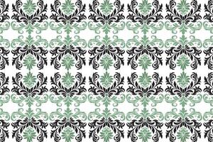 seamless floral pattern with ornamental flower and leaf motifs vintage design for textile fabric wallpaper prints and creative design projects vector