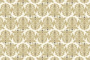seamless floral pattern with intricate flower and leaf motifs vintage ornamental design for textile wallpaper fabric prints and creative pattern works vector