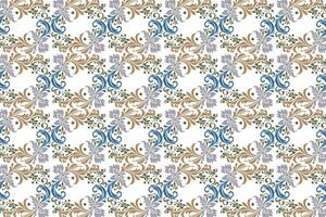 seamless floral pattern featuring intricate flower and leaf motifs for textile fabric wallpaper vintage fashion design ornamental background patterns and creative project ideas vector