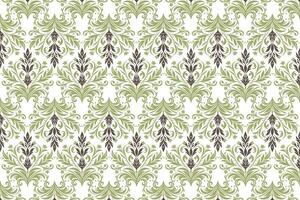 seamless floral pattern featuring abstract flower and leaf motifs vintage ornamental design for fabric wallpaper creative projects and textile prints vector