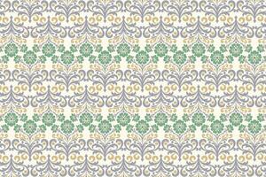 seamless floral pattern with intricate flower and leaf designs vintage ornamental texture for wallpaper textile fabric prints and creative design projects vector