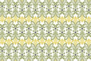 seamless floral pattern with decorative flower and leaf motifs vintage ornamental design for fabric wallpaper textile prints and creative project patterns vector