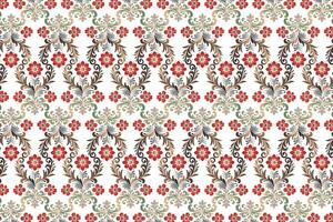 seamless floral pattern featuring detailed flower and leaf motifs for textile fabric wallpaper vintage fashion design ornamental background patterns and creative project applications vector