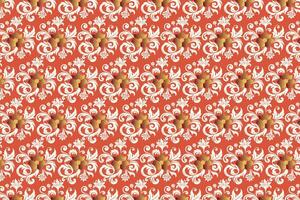 seamless floral pattern with elegant flower and leaf motifs vintage ornamental texture for fabric wallpaper textile prints and creative design concepts vector