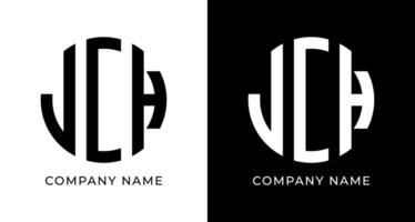 JCH Monogram Letter Logo Design, Strong and Memorable vector