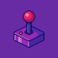 Pixel art Classic Arcade Joystick game asset design vector