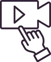 Watch Now Icon Element For Design Graphic vector
