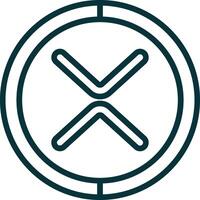 Xrp Symbol Icon Element For Design Graphic vector