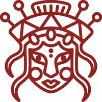 Chinese Opera Icon Element For Design Graphic vector