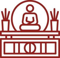 Offering Table Icon Element For Design Graphic vector