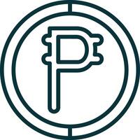 Philippine Peso Symbol Icon Element For Design Graphic vector