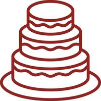 Layer Cake Icon Element For Design Graphic vector