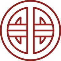 Good Luck Lunar Icon Element For Design Graphic vector