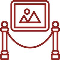 Exhibition Icon Element For Design Graphic vector