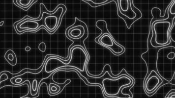 Looped animated flat fluid abstract of swirling liquid with motion effect video