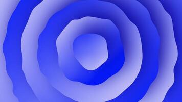 Visual blue waves background motion loop. video