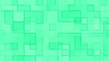 Abstract Green Geometric Background Squares and Rectangles Pattern Design video