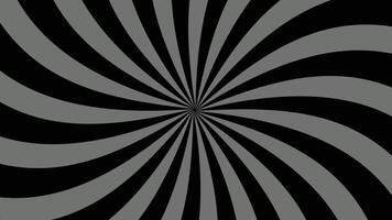 sunbrust rotating animation background with grey and black color video