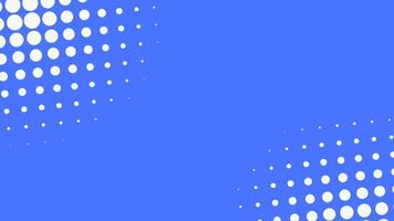 abstract halftone background with blue background color video
