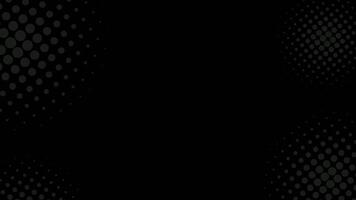 abstract halftone background with black background color video