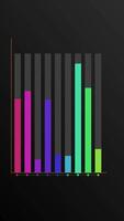 Dynamic Vertical Bar Chart Animation video