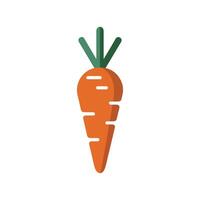 carrot icon isolated white background vector