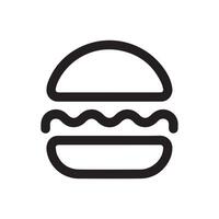 a hamburger icon on a white background vector