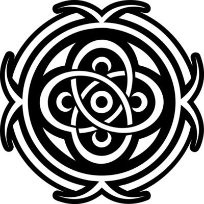 Spirit dagger symbol icon in glyph style