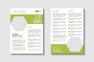 Case - study design template vector