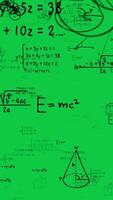Math science formula black handwriting Text overlay animation vertical background green screen video