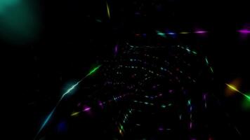 Abstract Tunnel Digital Rendering video
