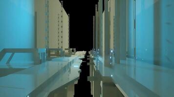 Technology Background 3D Rendering video
