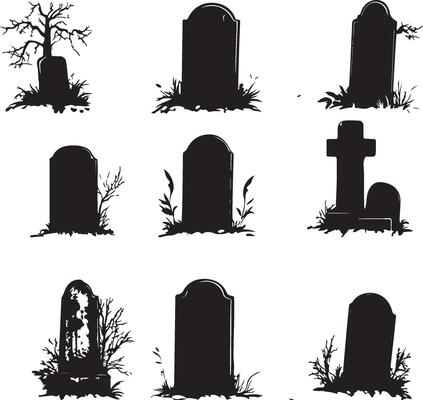 Shadowed Graves Silhouette Collection